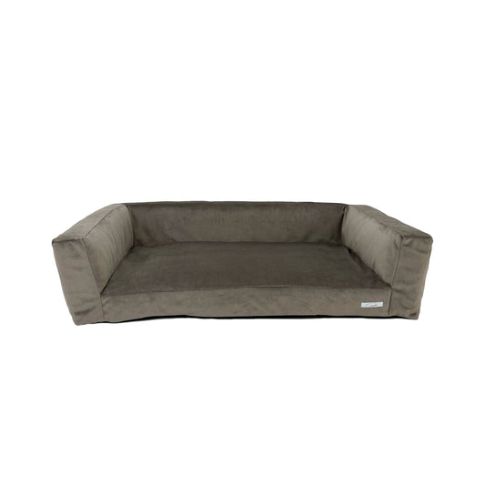 WOOFSOFA - legowisko dla psa - Sofa welur M Mokka