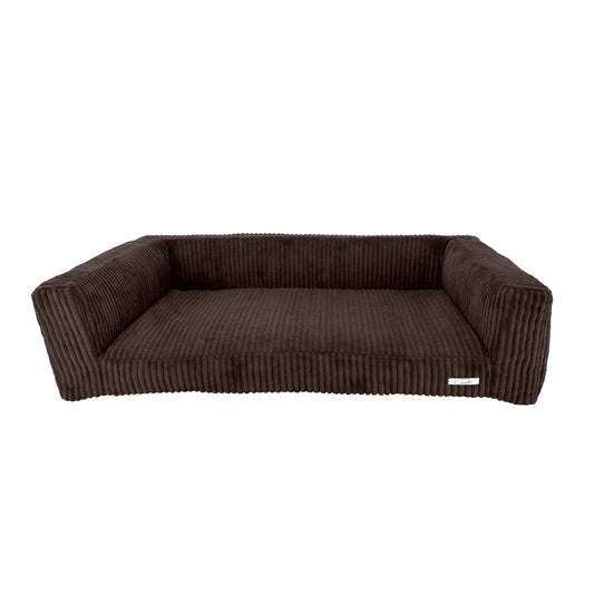 WOOFSOFA - legowisko dla psa - Sofa sztruks M Brązowy