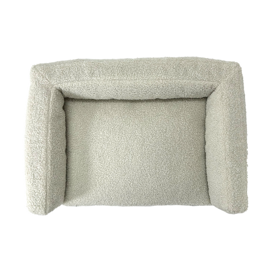 WOOFSOFA - legowisko dla psa lub kota - Sofa boucle S Perłowy