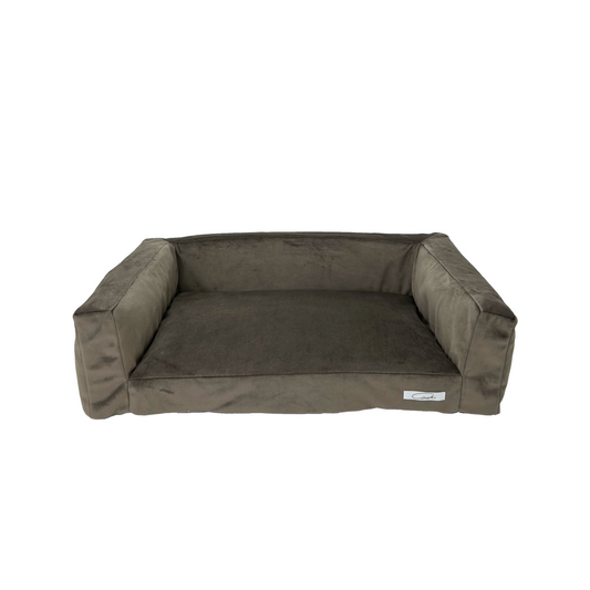 WOOFSOFA - legowisko dla psa lub kota - Sofa welur S Mokka