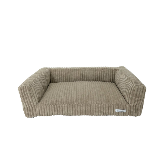 WOOFSOFA - legowisko dla psa lub kota - Sofa sztruks S Beżowy