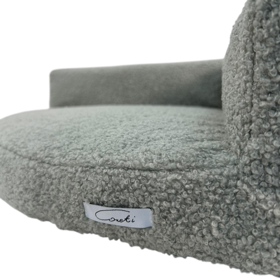 MEOWCORNER PLUS - legowisko dla kota lub małego psa - Narożnik boucle Szary