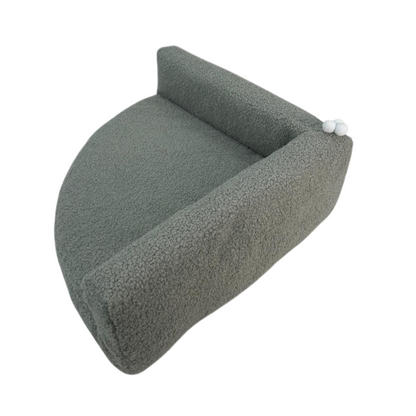 MEOWCORNER PLUS - legowisko dla kota lub małego psa - Narożnik boucle Szary