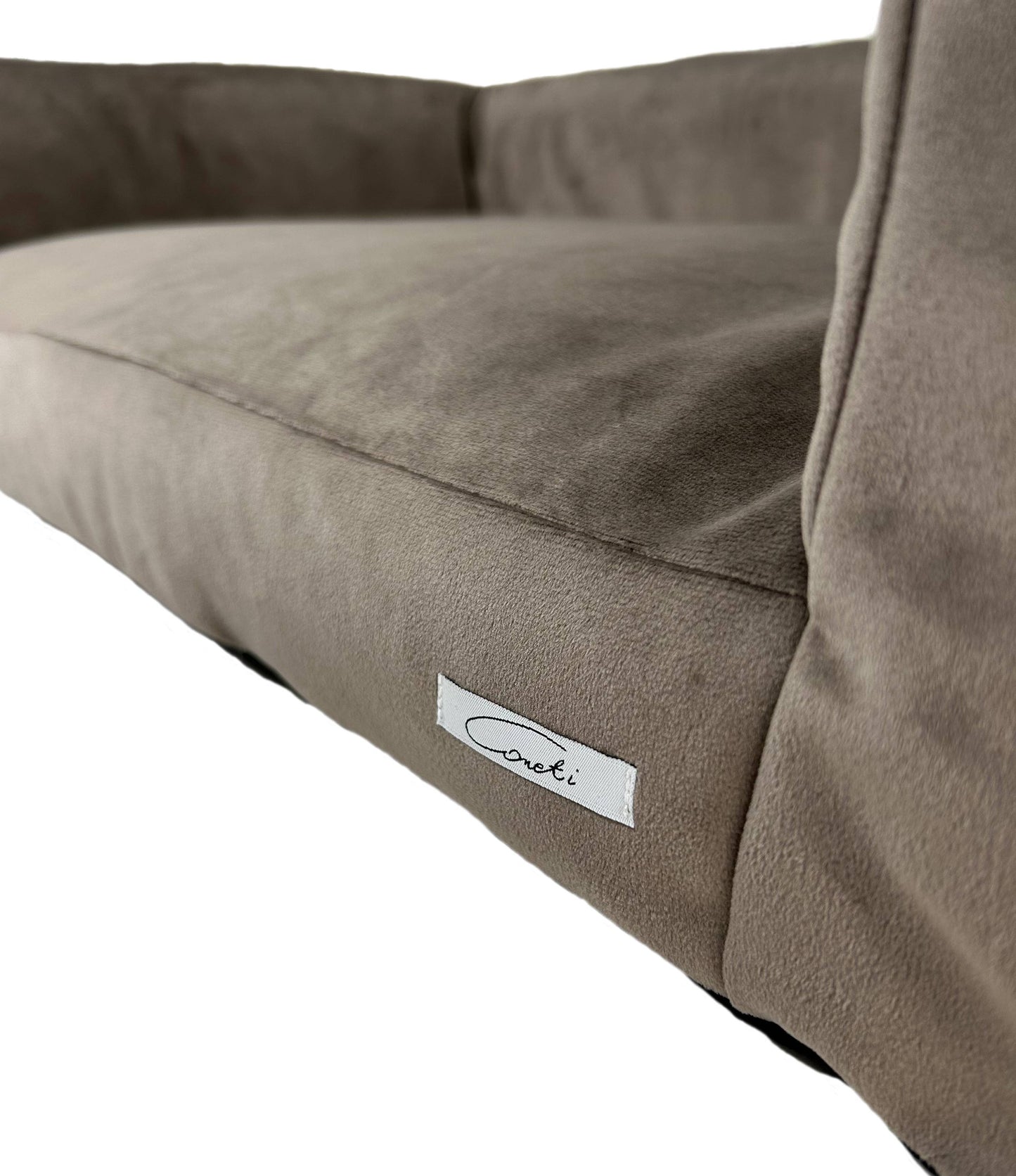 WOOFSOFA - legowisko dla psa - Sofa welur M Mokka