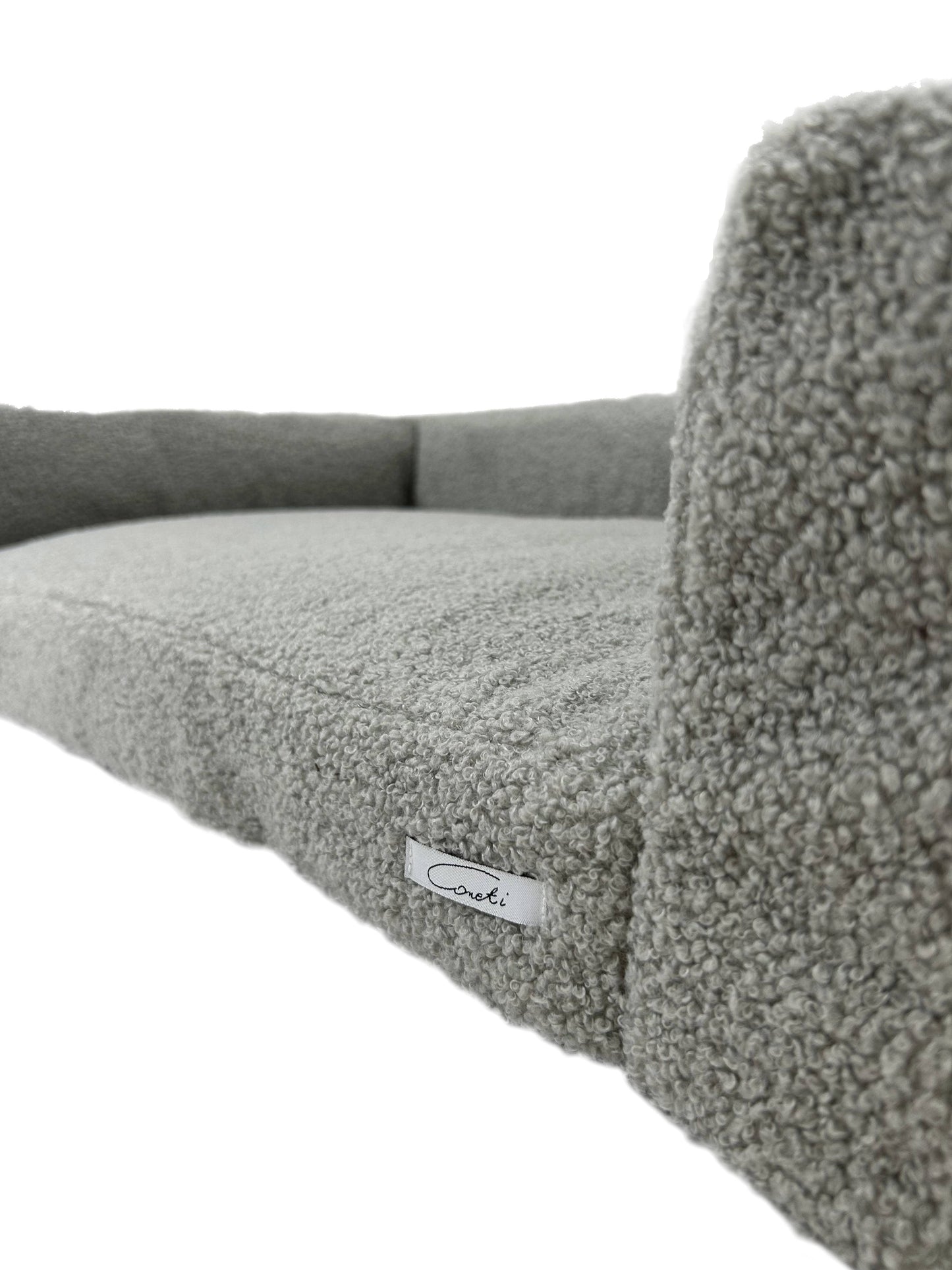 WOOFSOFA - legowisko dla psa - Sofa boucle M Szary