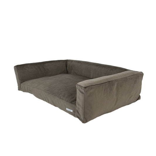 WOOFSOFA - legowisko dla psa - Sofa welur M Mokka