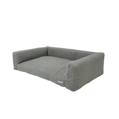 WOOFSOFA - legowisko dla psa - Sofa boucle M Szary