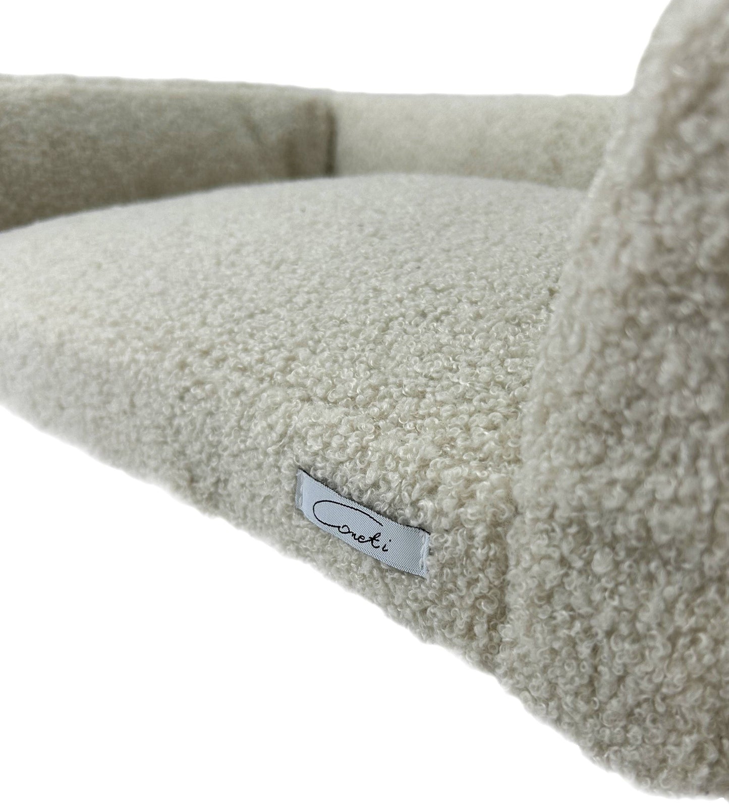 WOOFSOFA - legowisko dla psa lub kota - Sofa boucle S Perłowy