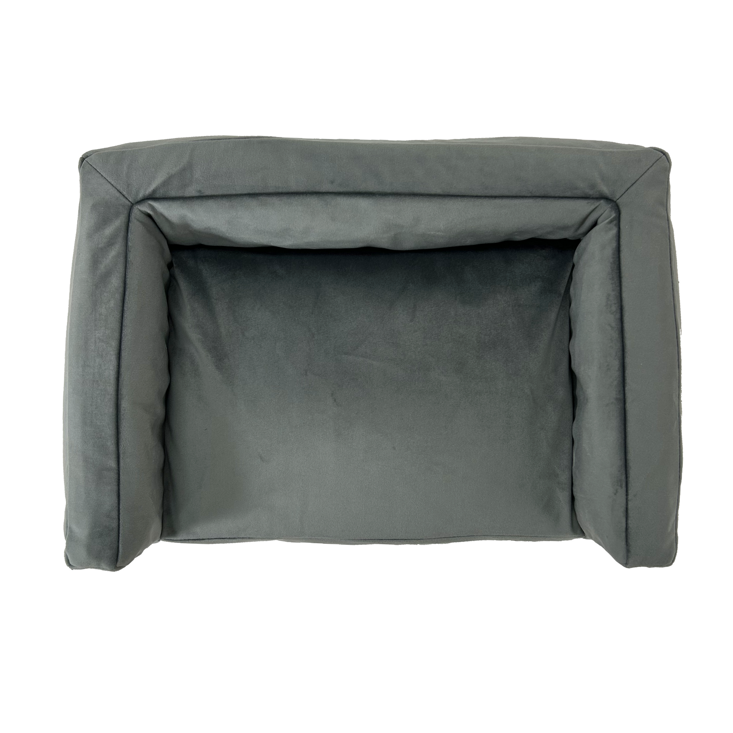 WOOFSOFA - legowisko dla psa lub kota - Sofa welur S Szary