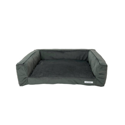 WOOFSOFA - legowisko dla psa lub kota - Sofa welur S Szary