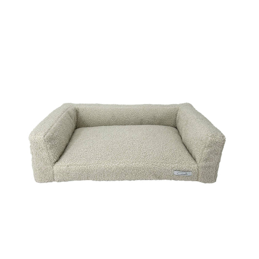 WOOFSOFA - legowisko dla psa lub kota - Sofa boucle S Perłowy