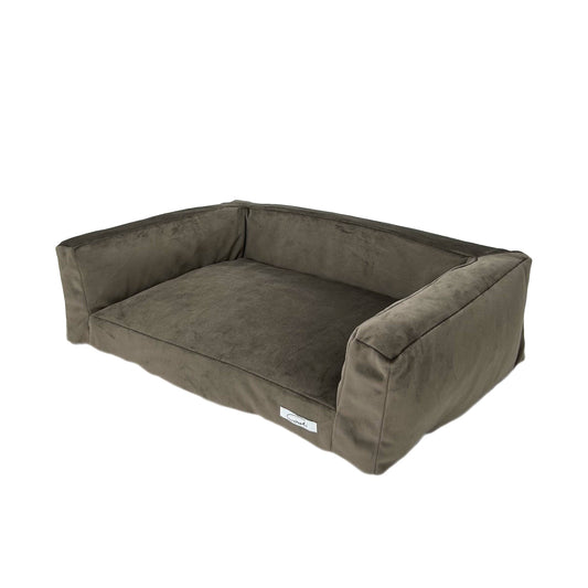 WOOFSOFA - legowisko dla psa lub kota - Sofa welur S Mokka