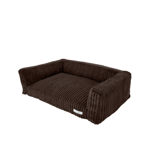 WOOFSOFA -  legowisko dla psa lub kota - Sofa sztruks S Brązowy
