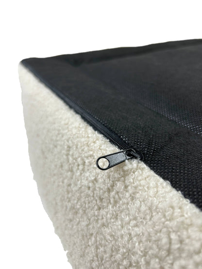 WOOFSOFA - legowisko dla psa lub kota - Sofa boucle S Perłowy